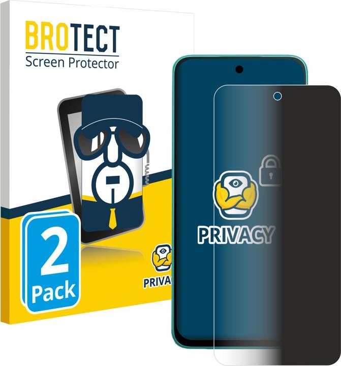 Productafbeelding BROTECT Sichtschutzfolie Anti-Spy Privacy Folie Blaulicht-Schutz (2 Stuk, Nokia G50 5G)