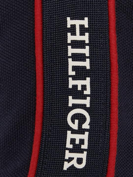 Actual product image Tommy Hilfiger Kids Monotype Tape Polo - Boys - Blauw - 14 jaar (14)