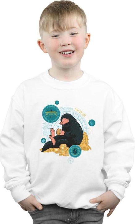 Actual product image Fantastic Beasts Boys Sitting Niffler Sweatshirt (116)