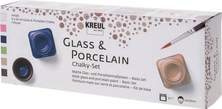 Actual product image I Am Creative Glass & Porcelain (Multicolor, 120 ml)