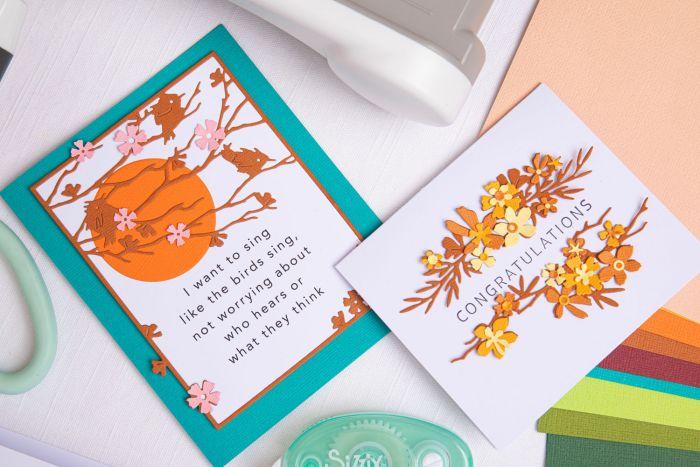 Produktbild Sizzix Thinlits Stanzschablone "Woodland Cardfront"