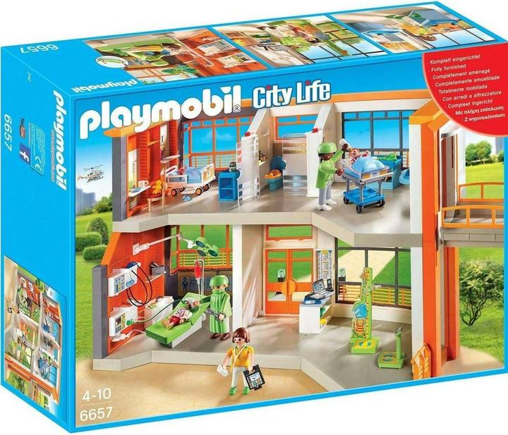 Actual product image Playmobil Paediatric clinic with facility (6657, Playmobil City Life)