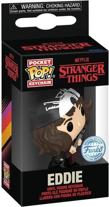 Image du produit Funko Stranger Things POP! porte-clés vinyle 4 cm Eddie Display (12)