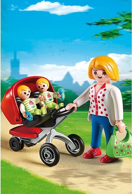 Produktbild Playmobil Zwillingskinderwagen (5573, Playmobil City Life)