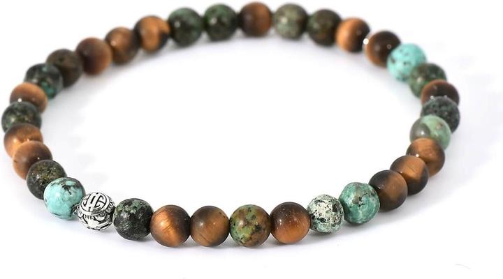 Actual product image Balibay Joris (20.50 cm, 925 Sterling silver, Tiger's eye, Gemstone, Kambaba jasper)