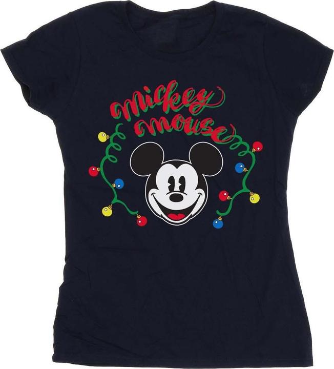 Produktbild Disney Mickey Mouse Christmas Light Bulbs TShirt (L)