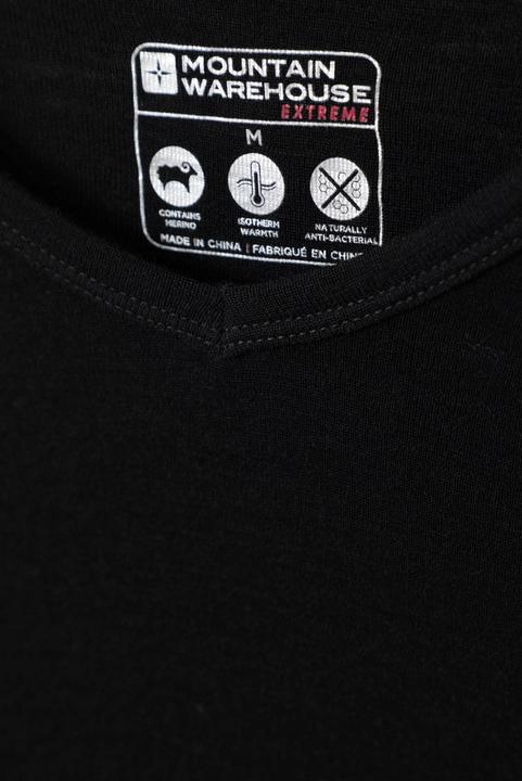 Image du produit Mountain Warehouse Mens Merino Wool V Neck Base Layer Top (XXS)