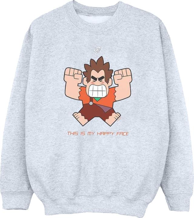 Disney Wreck It Ralph Happy Face Sweatshirt (XXL)