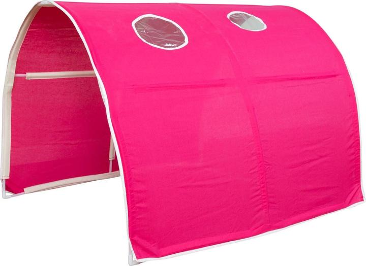 Immagine prodotto Floki24 Tunnel per letti a castello Tenda da letto Baldacchino da letto Tunnel da gioco Grotta Culla - rosso