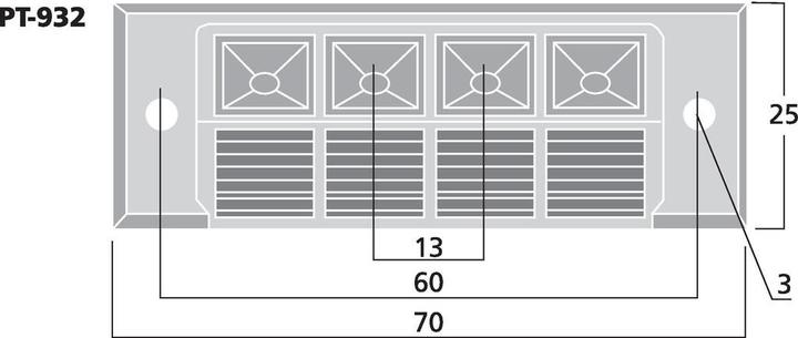 Produktbild Monacor LS-Klemmleiste 4-Pol