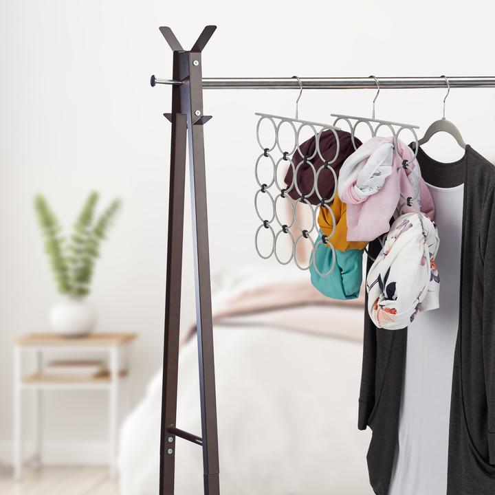 Actual product image Relaxdays Folding Scarf Holder (1 x)
