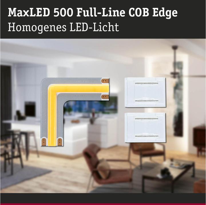 Produktbild Paulmann MaxLED 500 Full-Line COB Stripe Ecke (Weiss, 3 cm, Indoor)