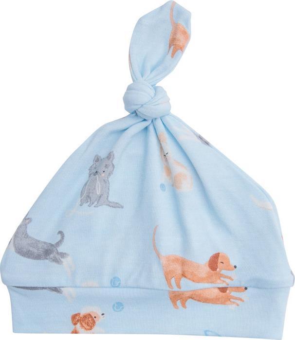Angel Dear Dehnbare Bambusknotenmütze für Babys, Jungen und Mädchen, 0–3 Monate