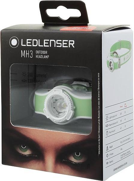 Actual product image Ledlenser MH3 headlamp (200 lm)