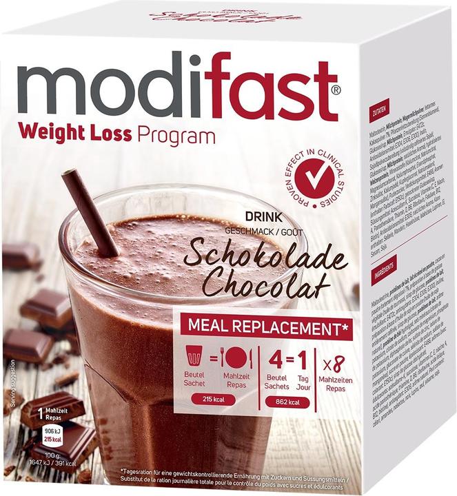 Produktbild Modifast Drink Schokolade (8 Stück, Beutel, 440 g)