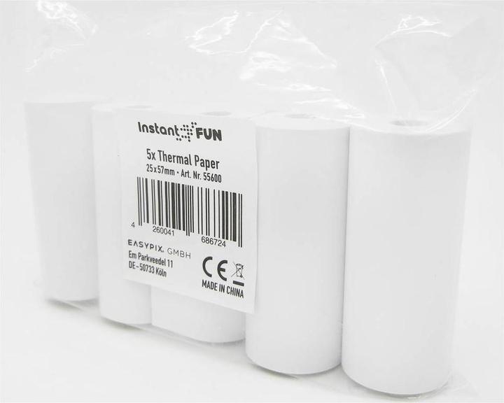 Immagine prodotto Easypix InstantFUN 5x Thermal Printing Paper Rolls