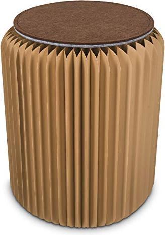 Produktbild Navaris Design Hocker aus Papier faltbar