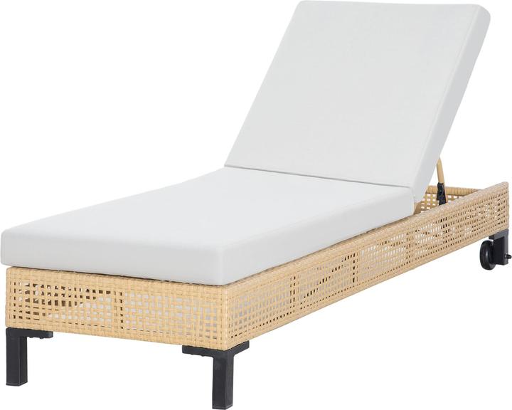 Image du produit Outsunny Chaise longue de jardin avec dossier réglable (65 cm)