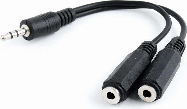 Immagine prodotto Gembird CCA-415-0.1M Cavo audio 0,1 m 3,5mm 2 x 3,5mm Nero (0.10 m, Connettore da 3,5 mm (AUX))