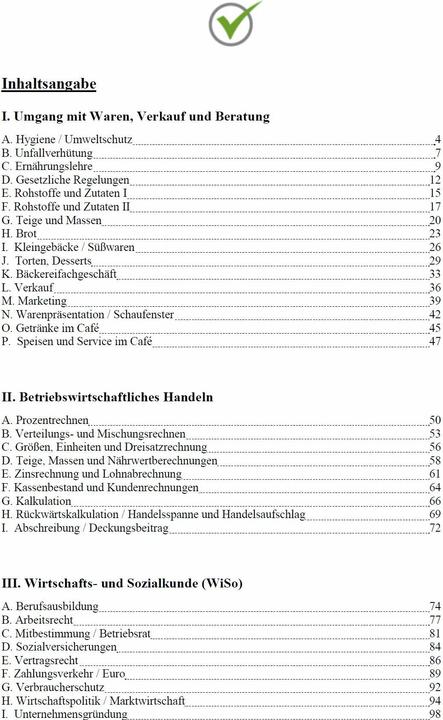 Actual product image Top-Prüfung Fachverkäufer/in im Lebensmittelhandwerk - Schwerpunkt Bäckerei / Konditorei (German, Claus-Günter Ehlert, 2023)
