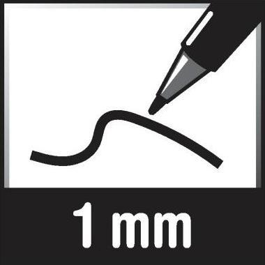 Immagine prodotto Edding Marcatore lavagna bianca 361 (Rosso, 1 mm, 1 x)