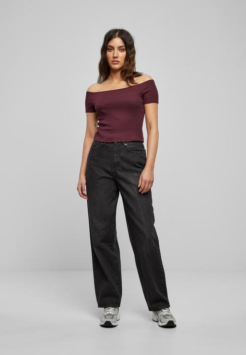 Image du produit Urban Classics Ladies Off Shoulder Rib Tee (S)