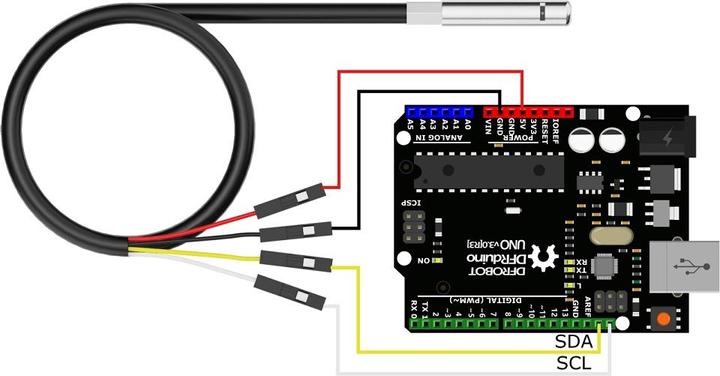 Immagine prodotto DFRobot Sensore di temperatura e umidità I2C CHT8305C