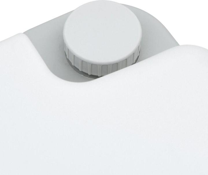 Produktbild VidaXL Tragbare Toilette in Grau und Weiss aus Kunststoff, 10 L