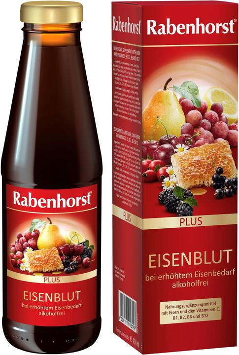 Produktbild Vitaminplus Rabenhorst Eisenblut plus 450 ml (1 Stück, Flüssigkeit, 820 g)
