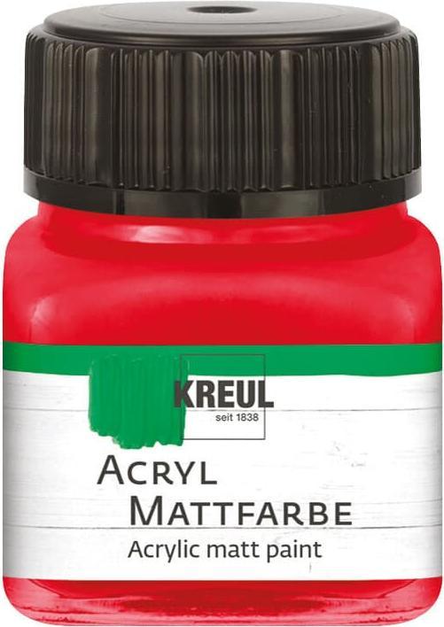 Produktbild Kreul Acryl Mattfarbe Rot 20ml (Rot, 20 ml)