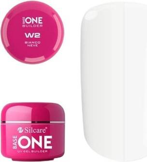 Actual product image Silcare Gel Base One Bianco Neve W2 Nail Builder Gel 15G