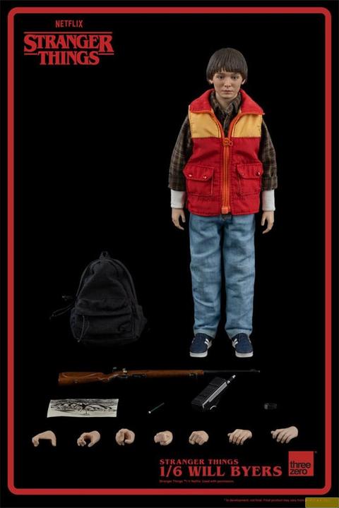 Actual product image ThreeZero Stranger Things figurine 1/6 Will Byers 24 cm
