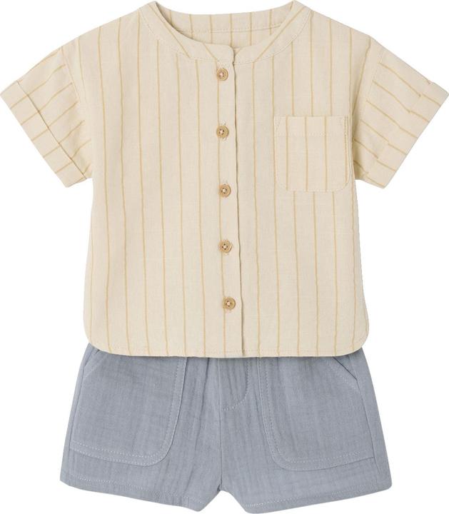 Immagine prodotto Vertbaudet Baby-Set: Hemd in Leinenoptik & Shorts (86)