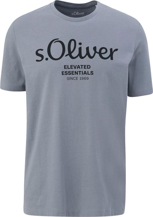 Actual product image S.Oliver T-Shirt Casual Bequem sitzend Logo T-Shirt (L)