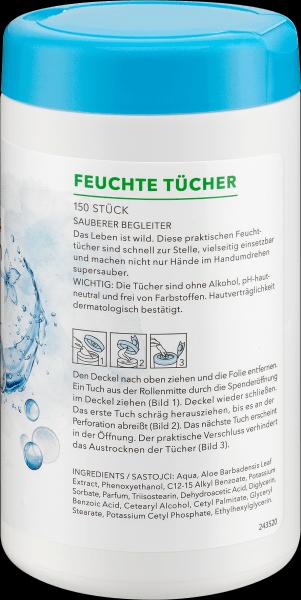 Produktbild dm ebelin feuchte Tücher Ovaldose