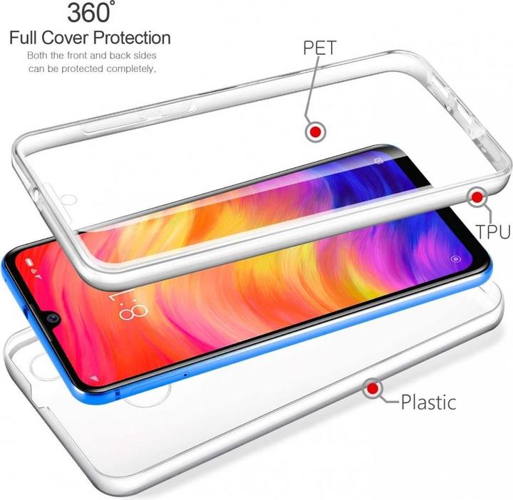 Immagine prodotto Screenguard Protezione dello schermo e del corpo a 360° Xiaomi Redmi Note 7 Cover con Foil (Xiaomi Redmi Note 7)