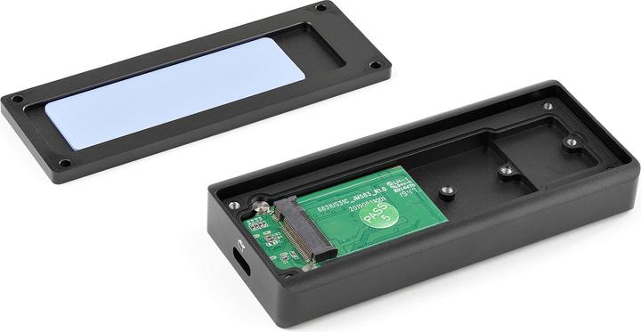 Immagine prodotto StarTech .com M2E1BRU31C M.2 NVMe PCIe SSD Enclosure (IP67, robusto, USB 3.1 Gen 2 (10 Gbps) USB-C) (M.2)