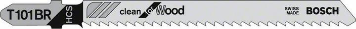 Actual product image Bosch Zubehör Jigsaw blade HCS, T 101 BR Clean for Wood