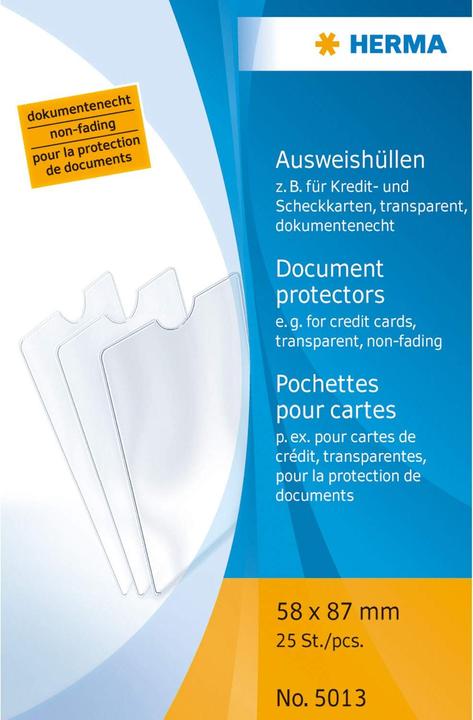 Image du produit Herma Pochette pour carte d'identité (5,8 x 8,7 cm, 1 x)