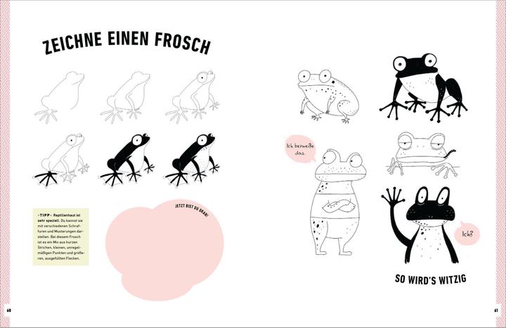 Produktbild Witzige Tiere zeichnen