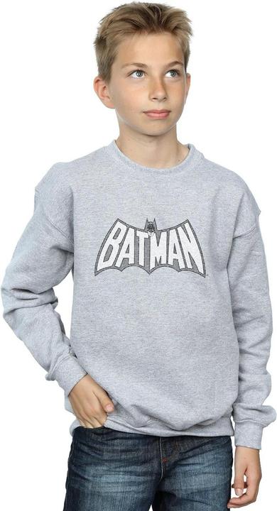Image du produit - Sweat BATMAN RETRO CRACKLE LOGO - Garçon (152, 158)
