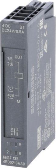 Produktbild Siemens Elektronikmodul für ET 200S 4DA 24VDC