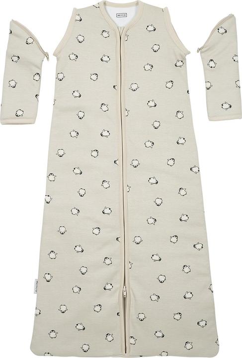 Produktbild Meyco Penguin babyschlafsack mit abnehmbaren ärmeln (110 cm, 2.5 TOG)