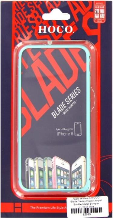 Immagine prodotto Hoco iPhone 6 / 6S Fibbia Paraurti in metallo blu (Apple iPhone 6, Apple iPhone 6s)