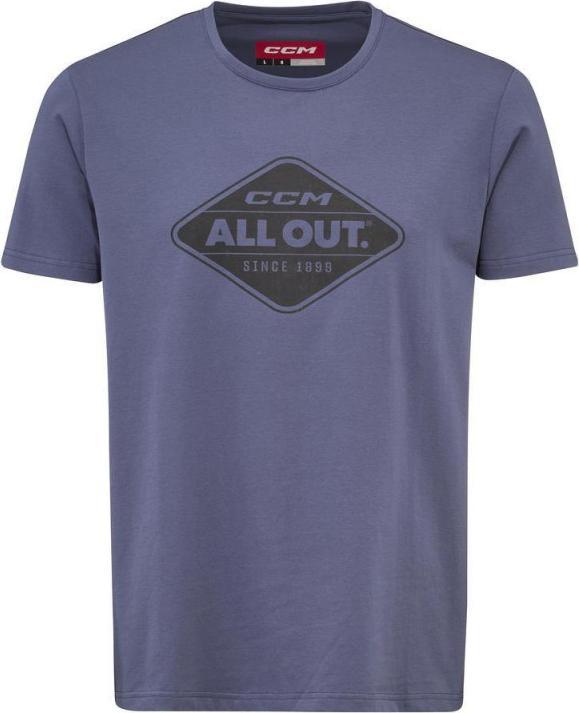 Produktbild CCM All Outside B Tee SR T-Shirt (S, Blau) (S)