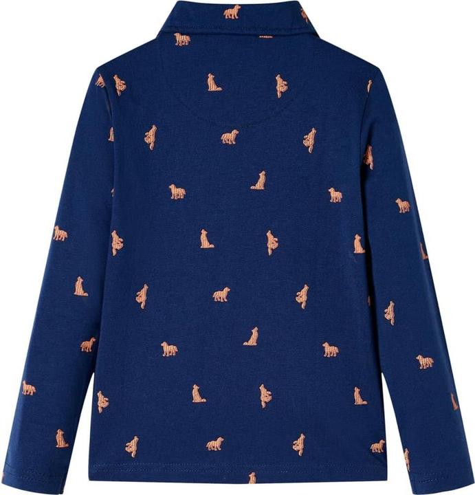 Produktbild VidaXL Kinderhemd Marineblau 116,Material: 100 % Baumwolle,Farbe (116)