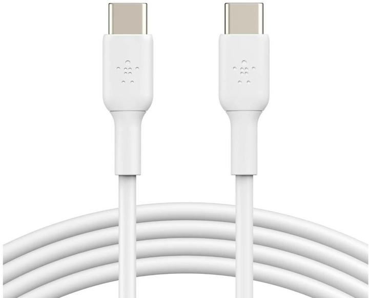 Immagine prodotto Belkin USB-C a USB-C PVC Bianco 1m Confezione doppia (1 m, USB 2.0)