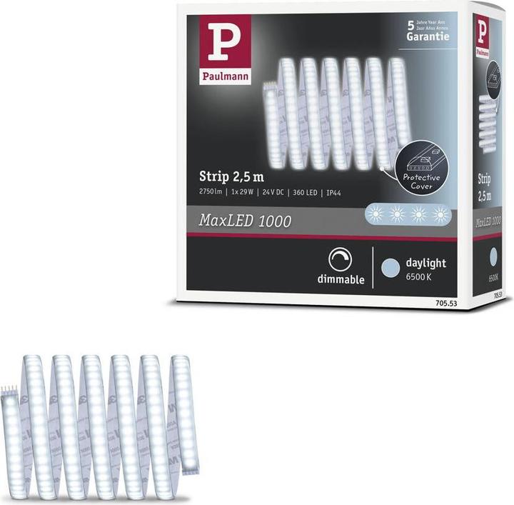 Immagine prodotto Paulmann MaxLED 1000 Strisce (Bianco freddo, 250 cm, Interno)