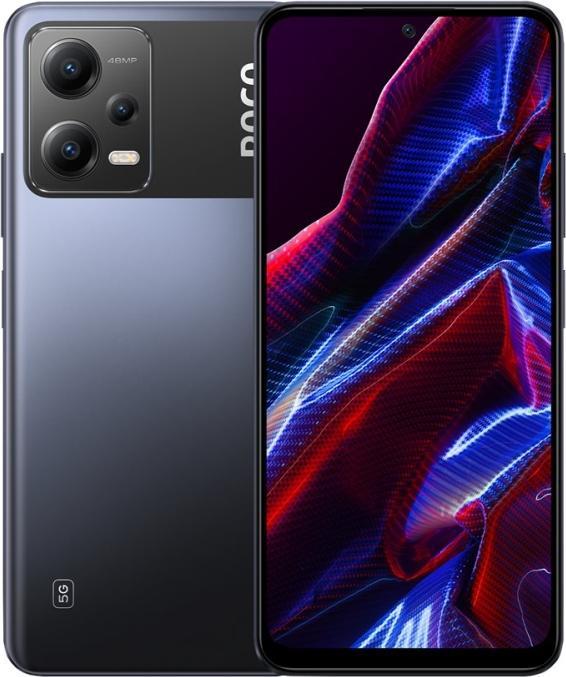 Xiaomi Poco X5 (256 GB, Schwarz, 6.67", Hybrid Dual SIM, 48 Mpx, 5G)