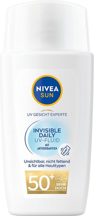 Produktbild NIVEA Sun UV Face Invisible Daily Fluid (Sonnencreme, SPF 50+, 40 ml, 70 g)